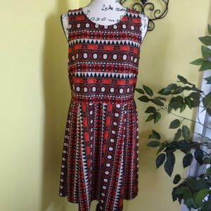 H .M Aztec dress size L for